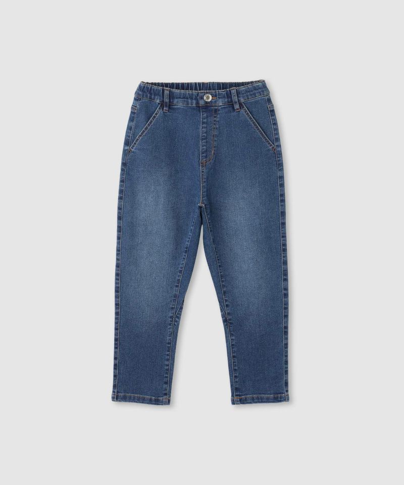 NAVY のびるモン ストレッチデニムペグトップパンツ キッズ商品画像-4