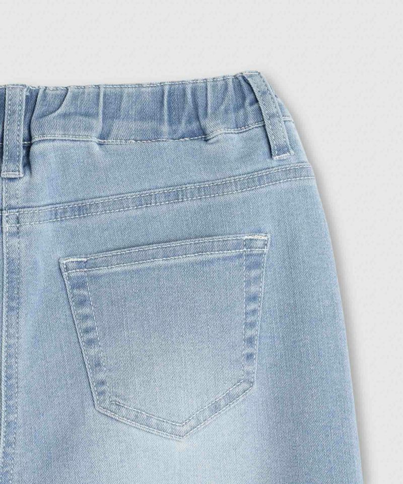 NAVY のびるモン ストレッチデニムペグトップパンツ キッズ商品画像-8