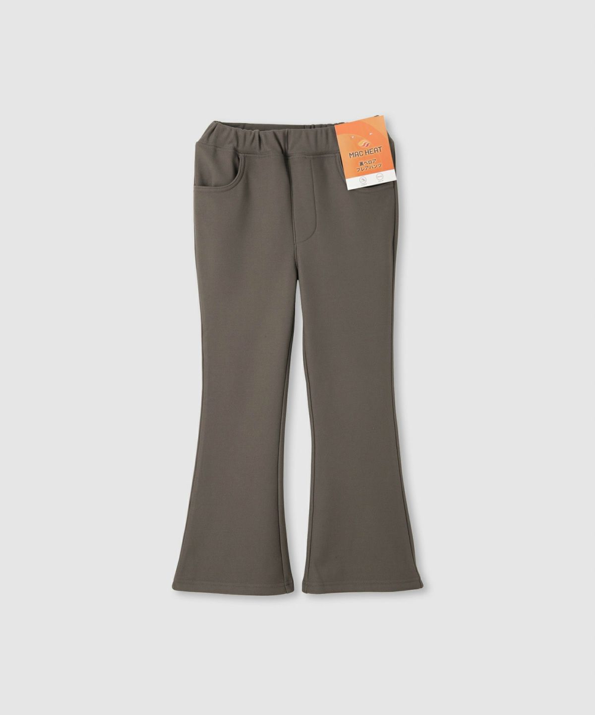 NAVY MAC HEAT 裏ベロアフレアパンツ キッズ