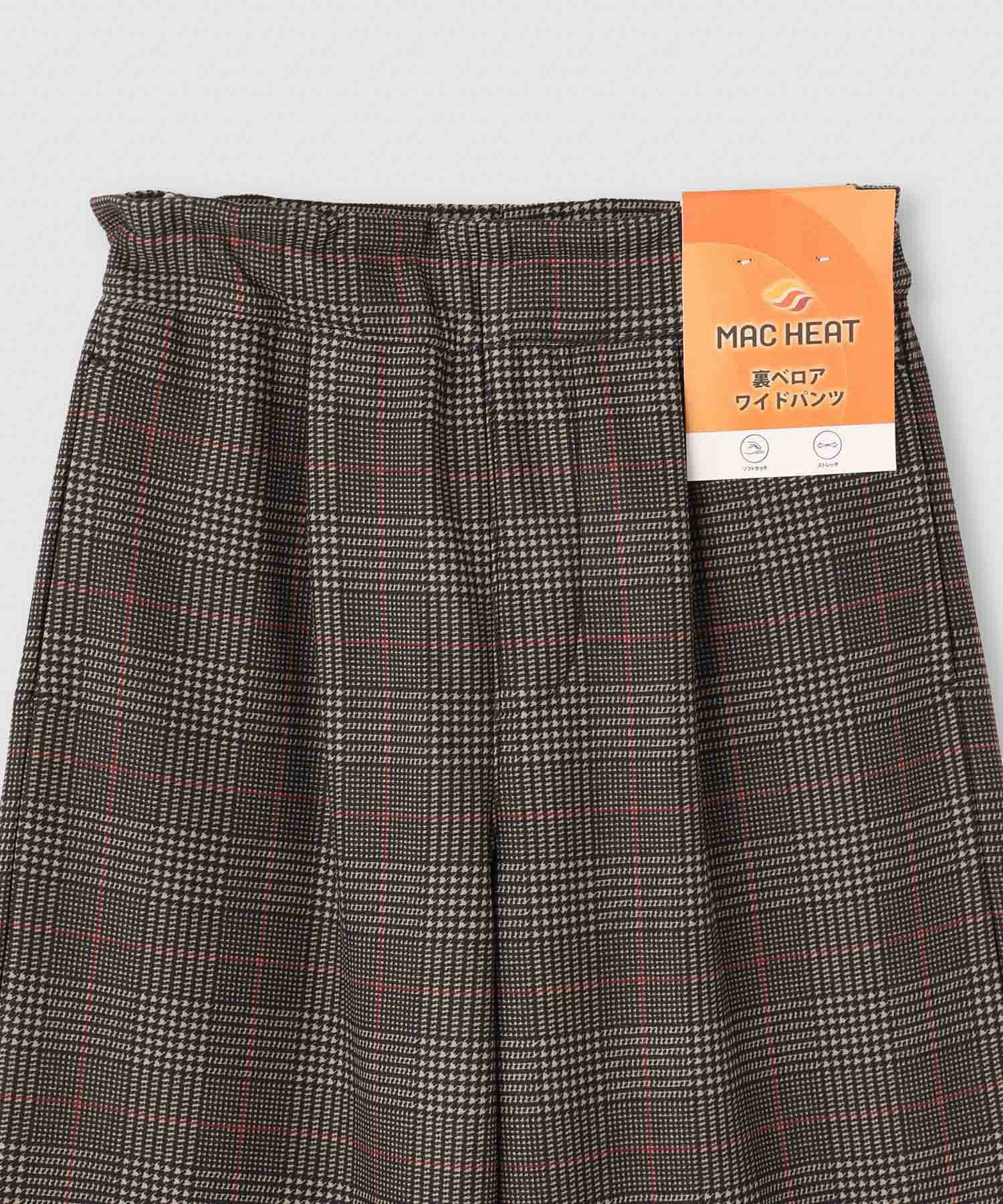 NAVY  MAC HEAT 裏ベロアワイドパンツ キッズ商品画像-4