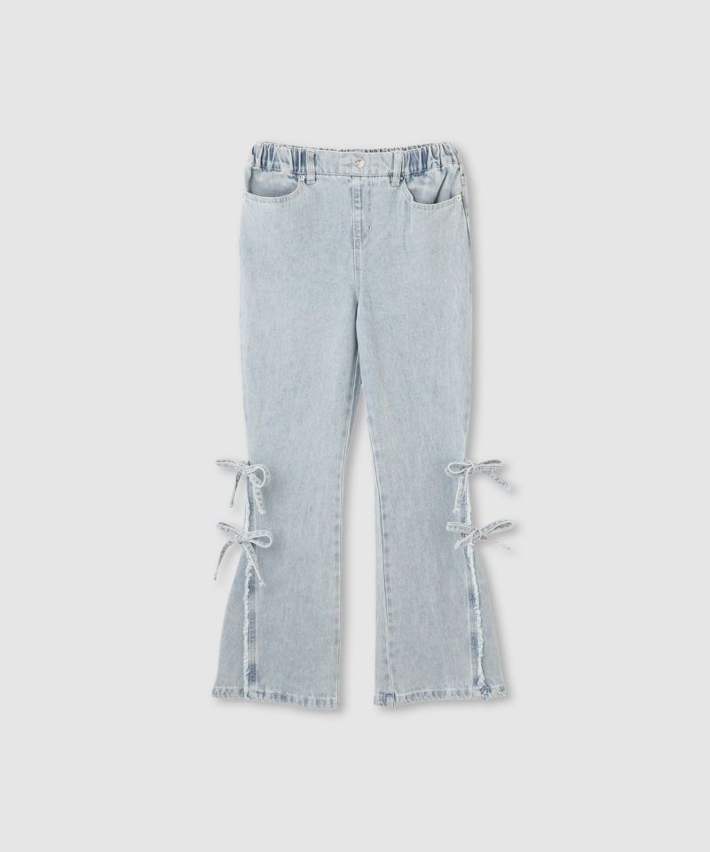 RICH MIX 裾レースアップフレアパンツ キッズ商品画像-1