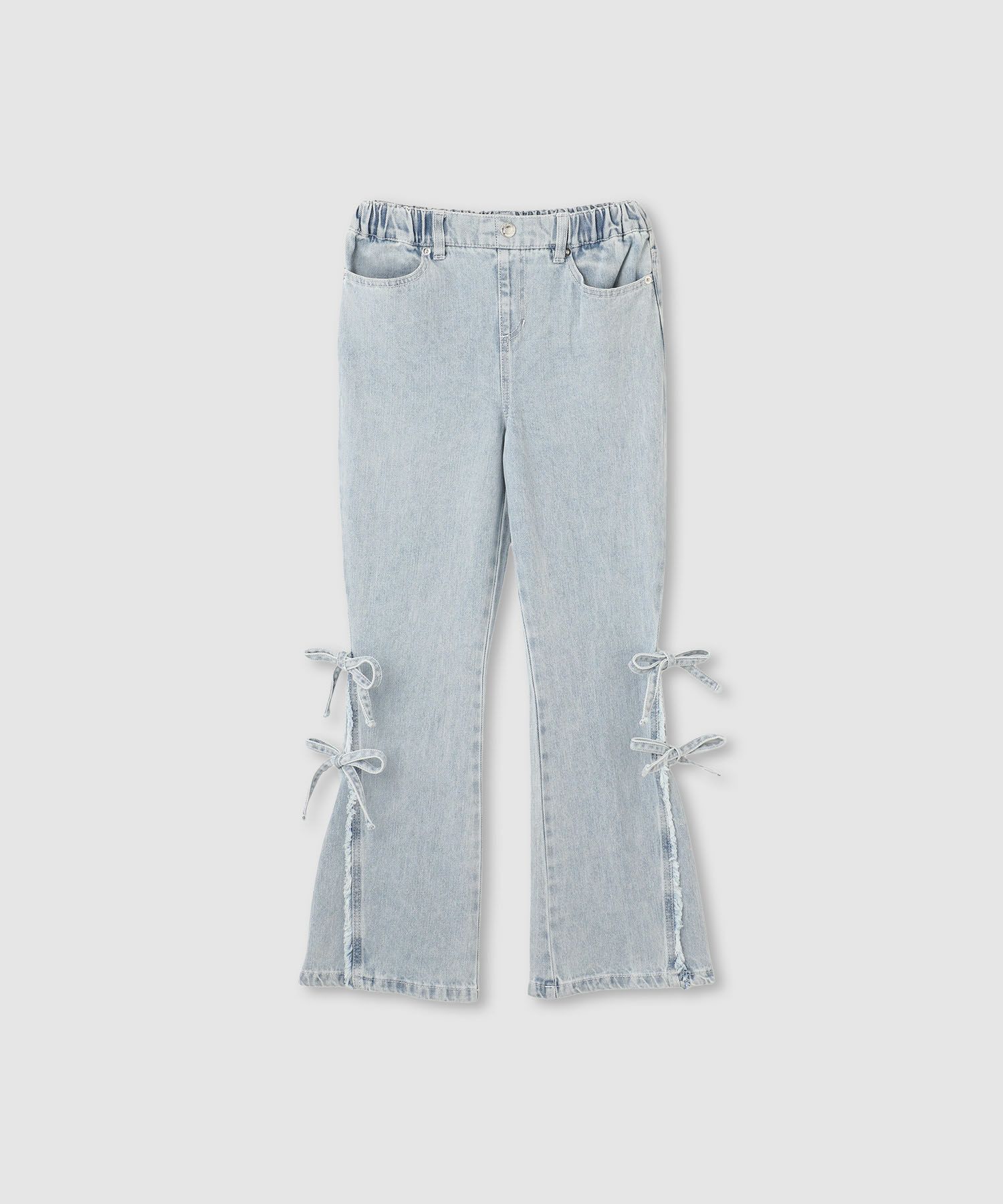 RICH MIX 裾レースアップフレアパンツ キッズ商品サムネイル-1