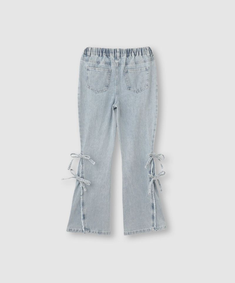 RICH MIX 裾レースアップフレアパンツ キッズ商品画像-2