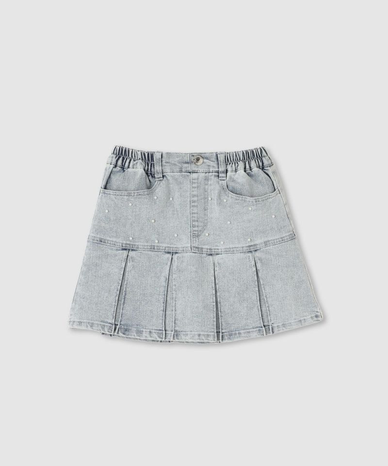 RICH MIX  ブロックプリーツスカート キッズ商品画像-1