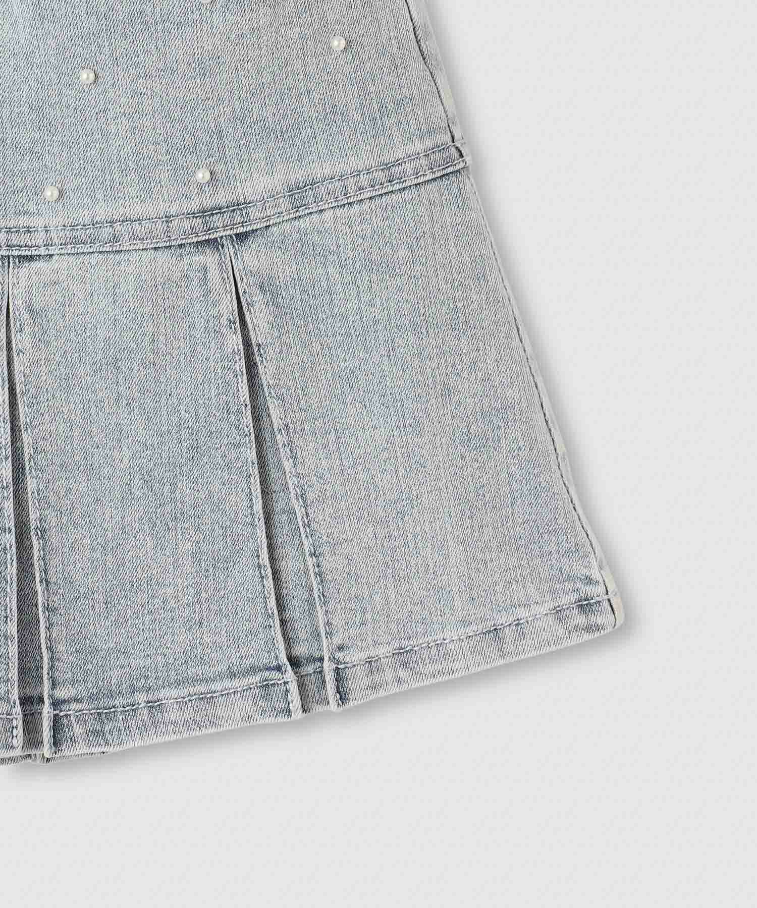 RICH MIX ブロックプリーツスカート キッズ商品画像-6