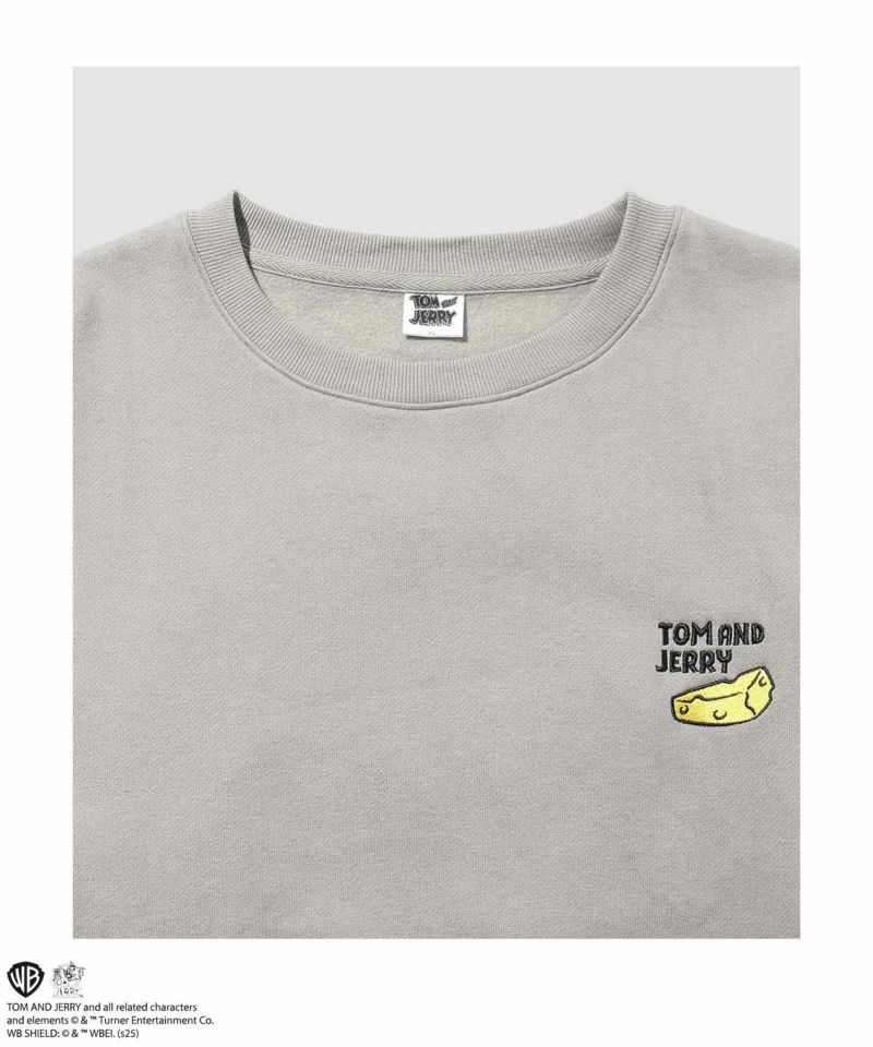 Tom and Jerry ジェリー タフィー サガラ刺繍トレーナー メンズ商品画像-28