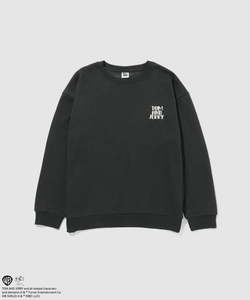 Tom and Jerry ジェリー タフィー フロッキートレーナー メンズ商品画像-12