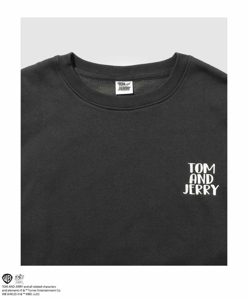 Tom and Jerry ジェリー タフィー フロッキートレーナー メンズ商品画像-13