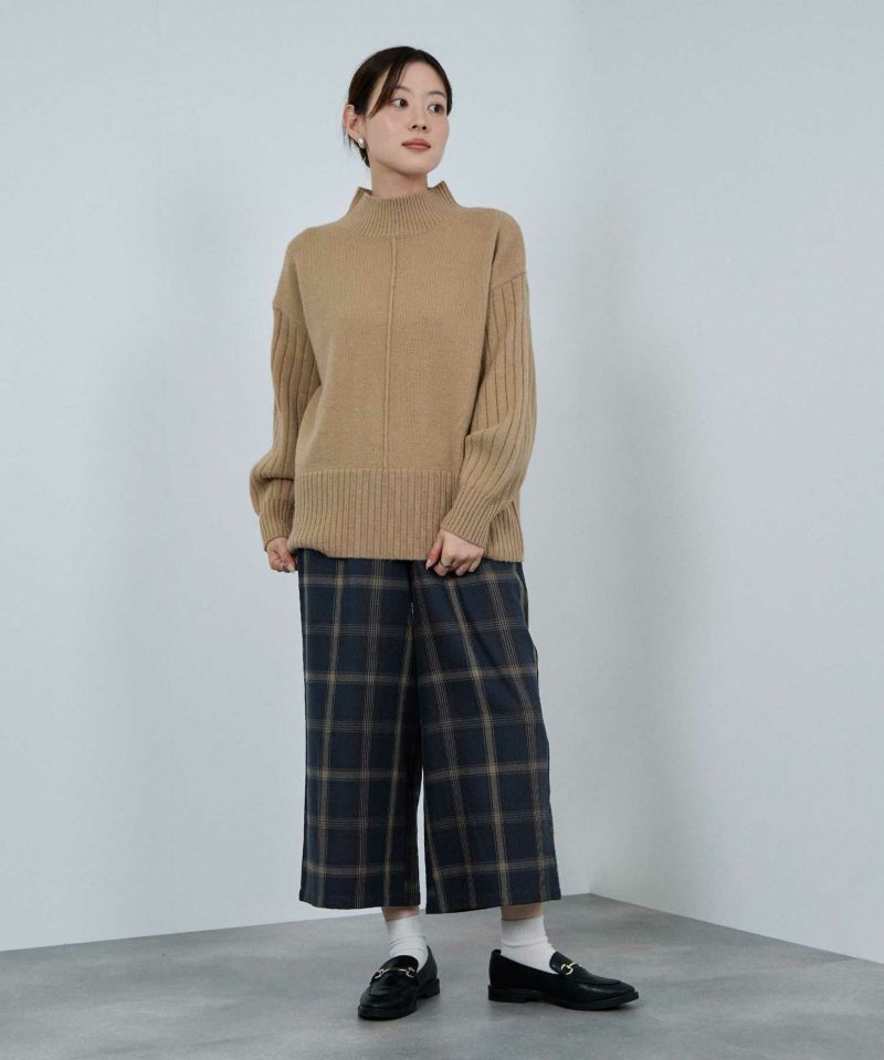 nAvy  ワイドクロップドパンツ レディース商品画像-6