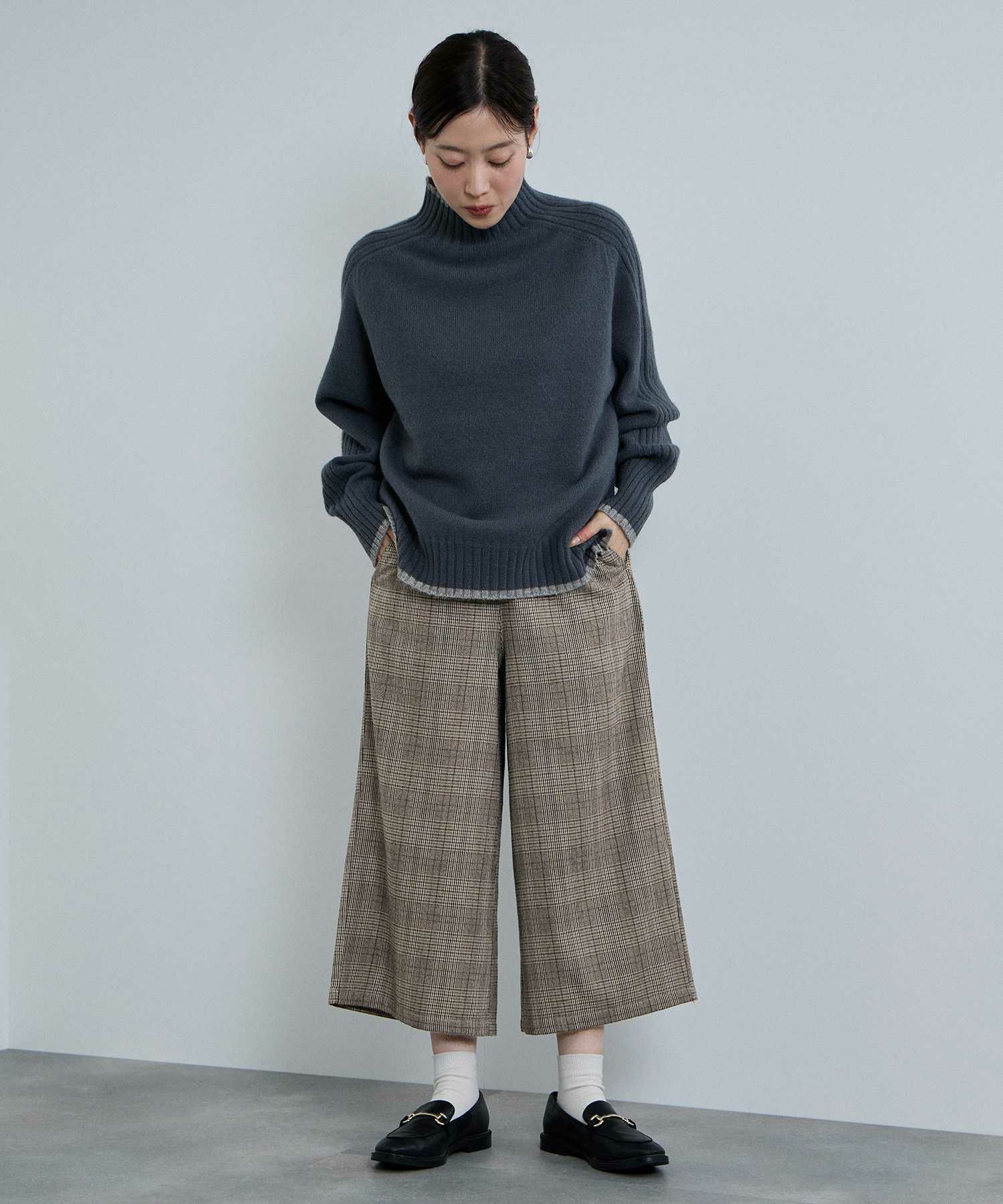 [値下げ]nAvy  ワイドクロップドパンツ レディース商品画像-9