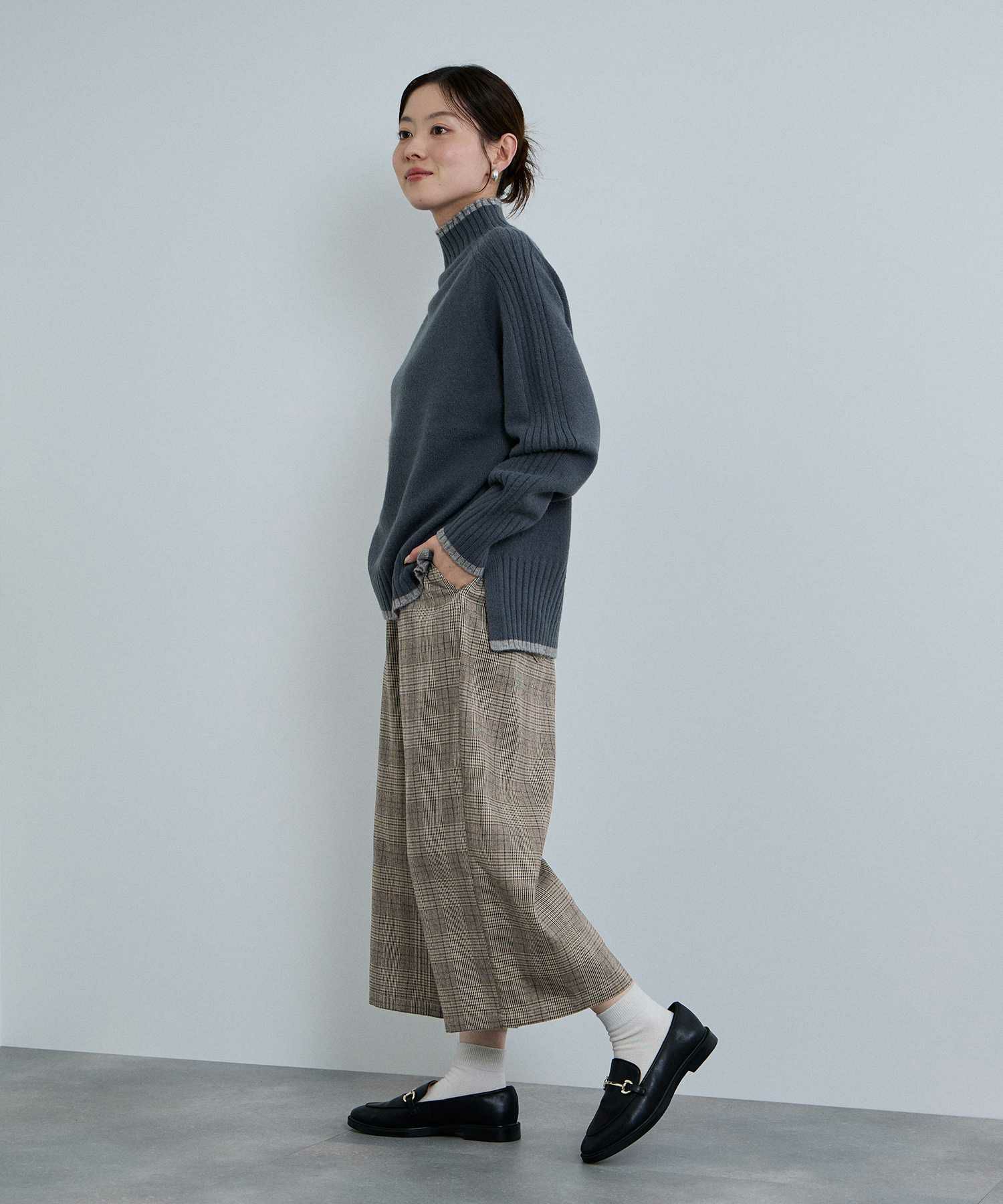 [値下げ]nAvy  ワイドクロップドパンツ レディース商品画像-10