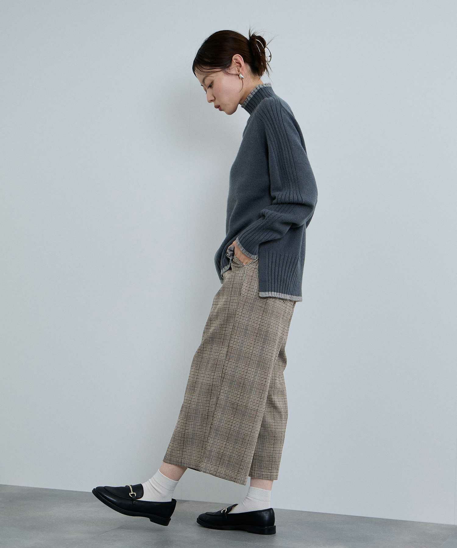 nAvy ワイドクロップドパンツ レディース