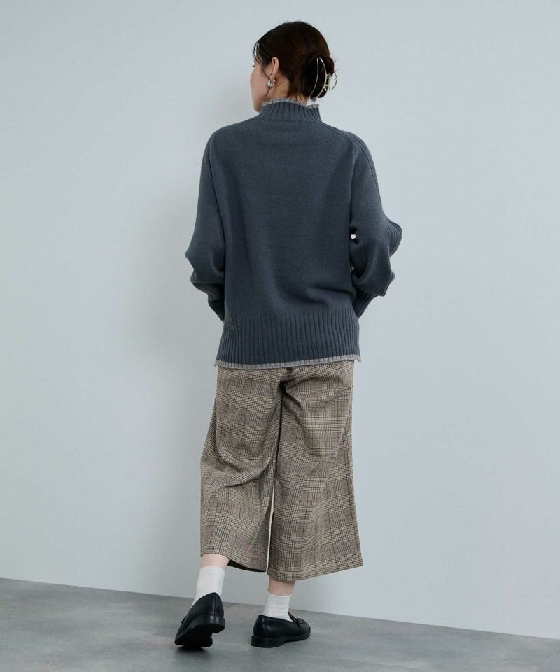 nAvy  ワイドクロップドパンツ レディース商品画像-12