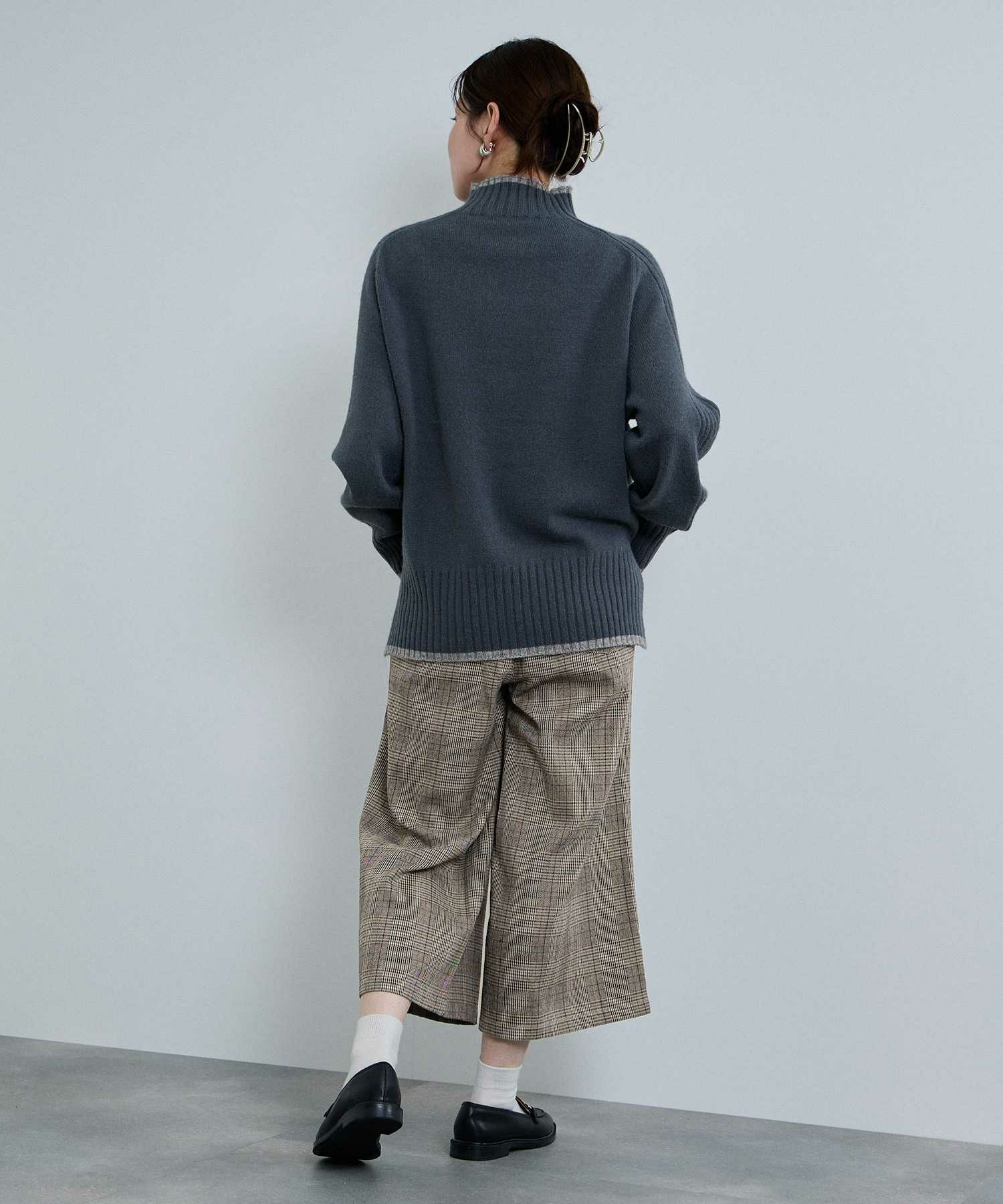 nAvy ワイドクロップドパンツ レディース