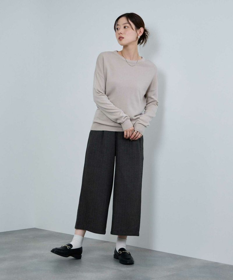 nAvy  ワイドクロップドパンツ レディース商品画像-16