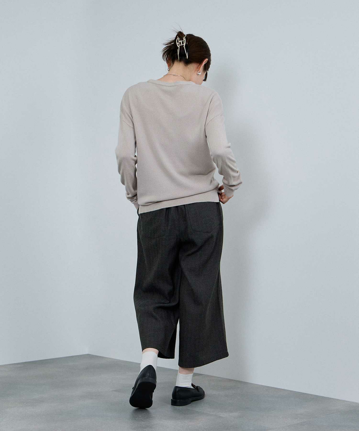 nAvy  ワイドクロップドパンツ レディース商品サムネイル-17