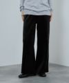 nAvy MAC HEAT コーデュロイ裏ベロアワイドパンツ レディース