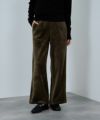 nAvy MAC HEAT コーデュロイ裏ベロアワイドパンツ レディース