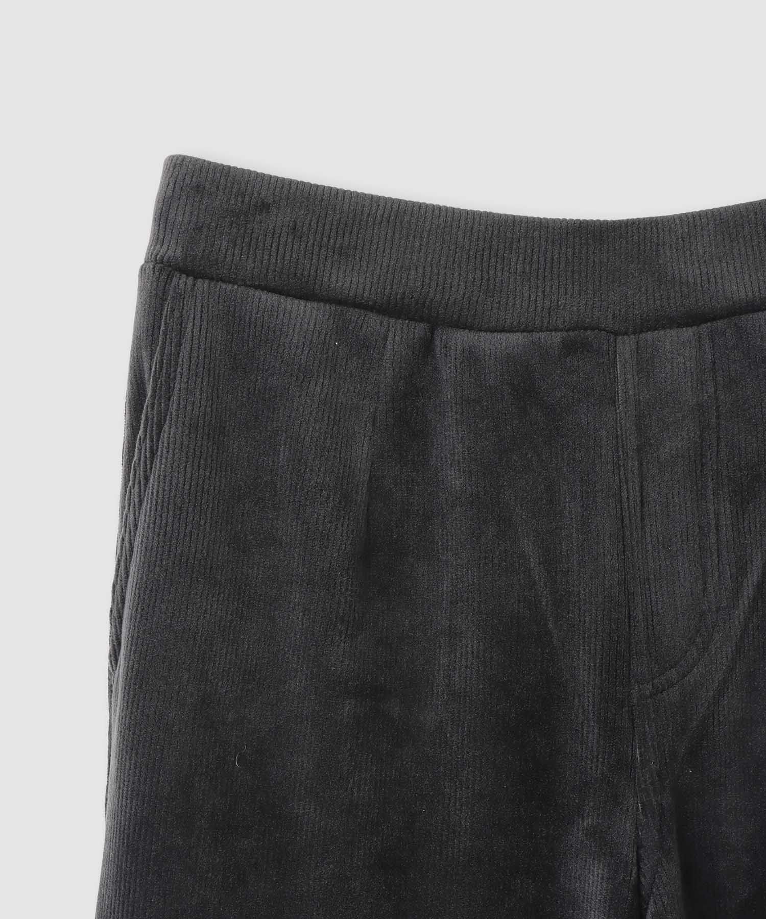 nAvy MAC HEAT コーデュロイ裏ベロアワイドパンツ レディース