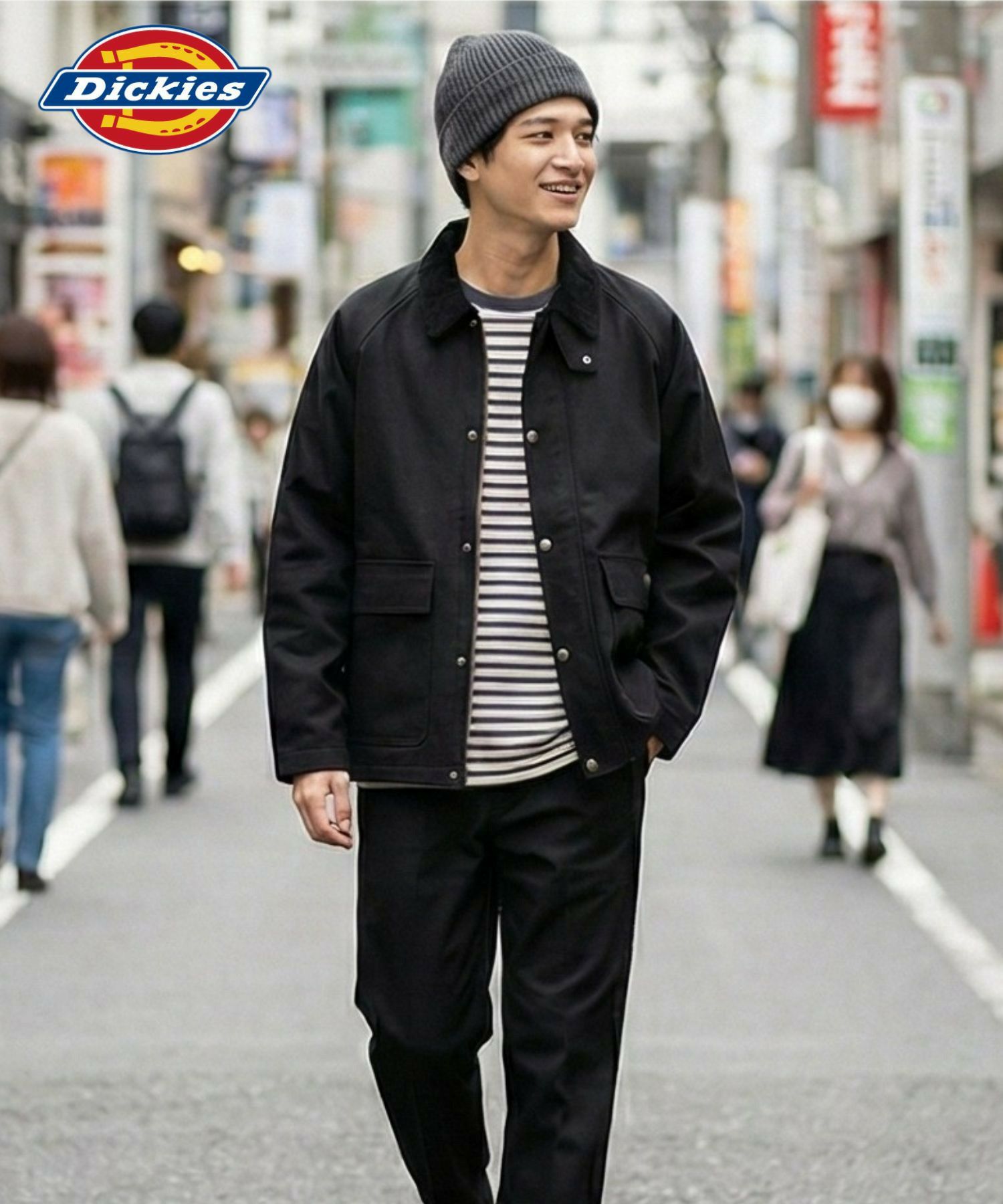 Dickies 襟コールキャンバスジャケット メンズ