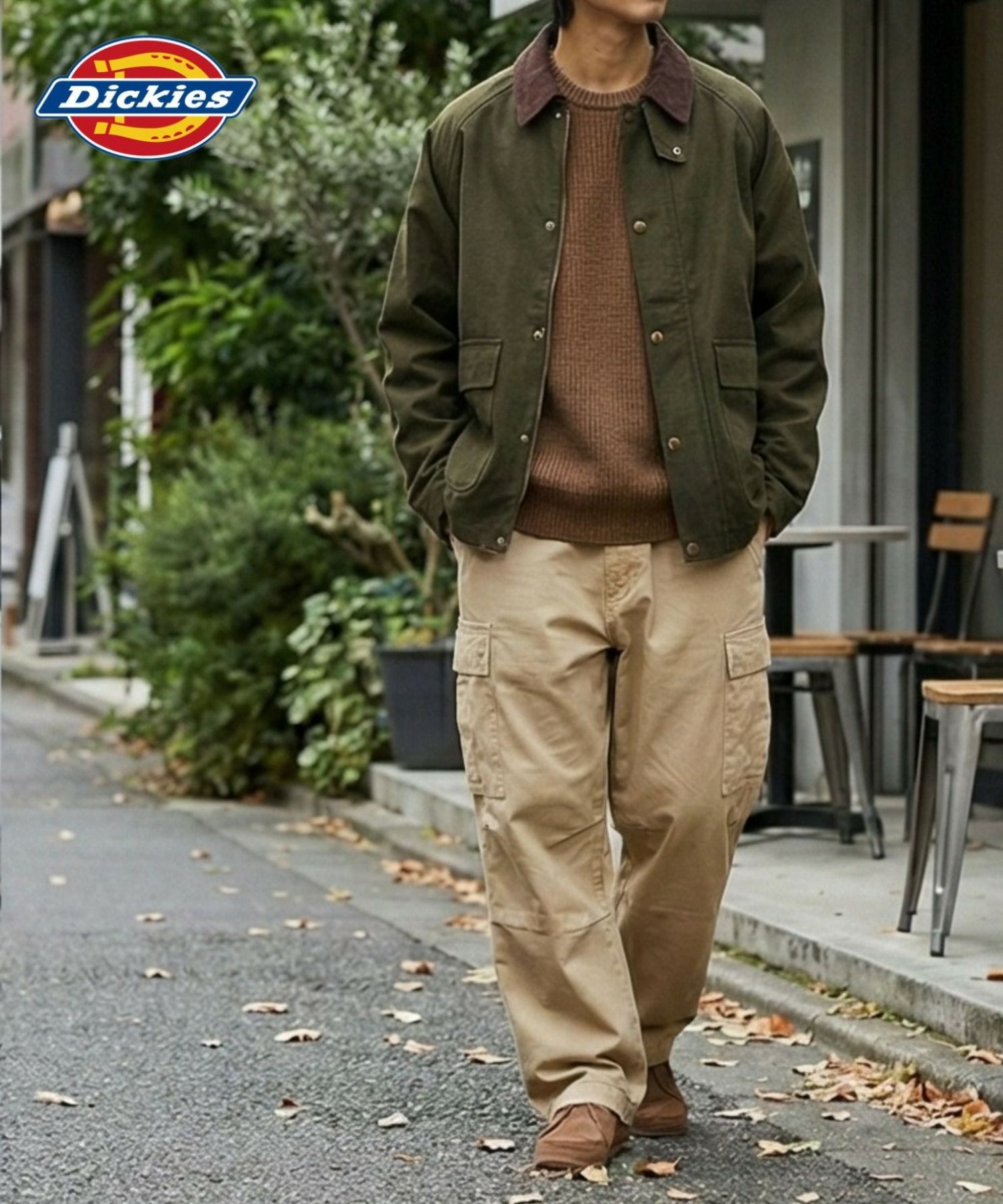 [値下げ]Dickies/ディッキーズ 襟コーデュロイ ダックキャンバス ワークジャケット商品サムネイル-7