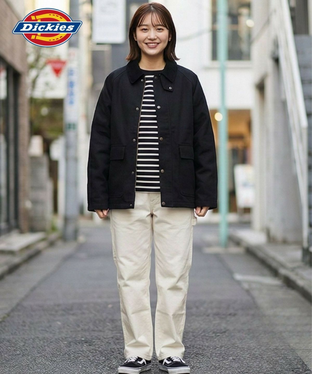 Dickies 襟コールキャンバスジャケット メンズ