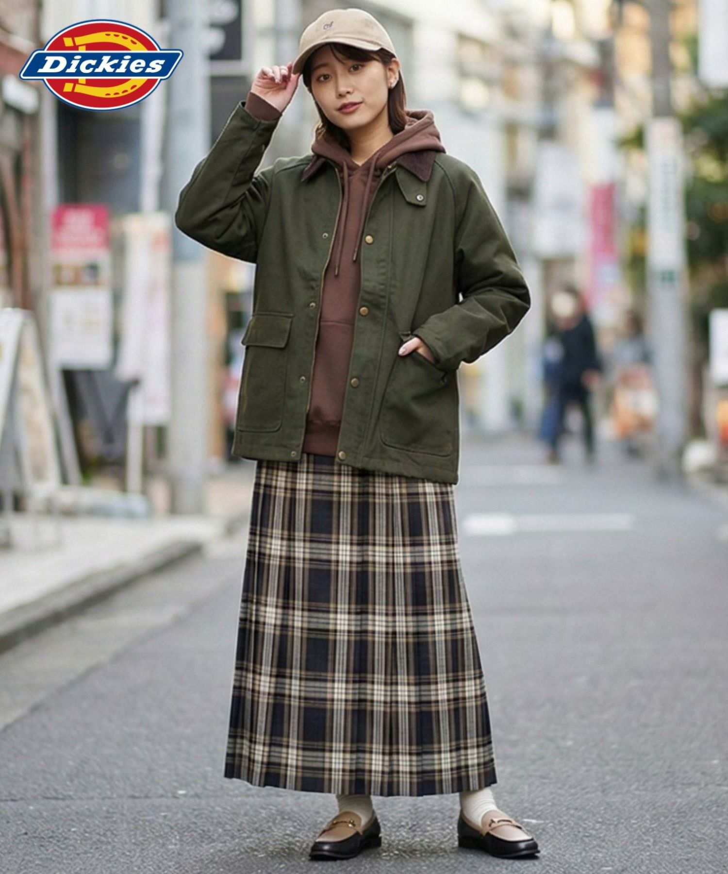 Dickies 襟コールキャンバスジャケット メンズ