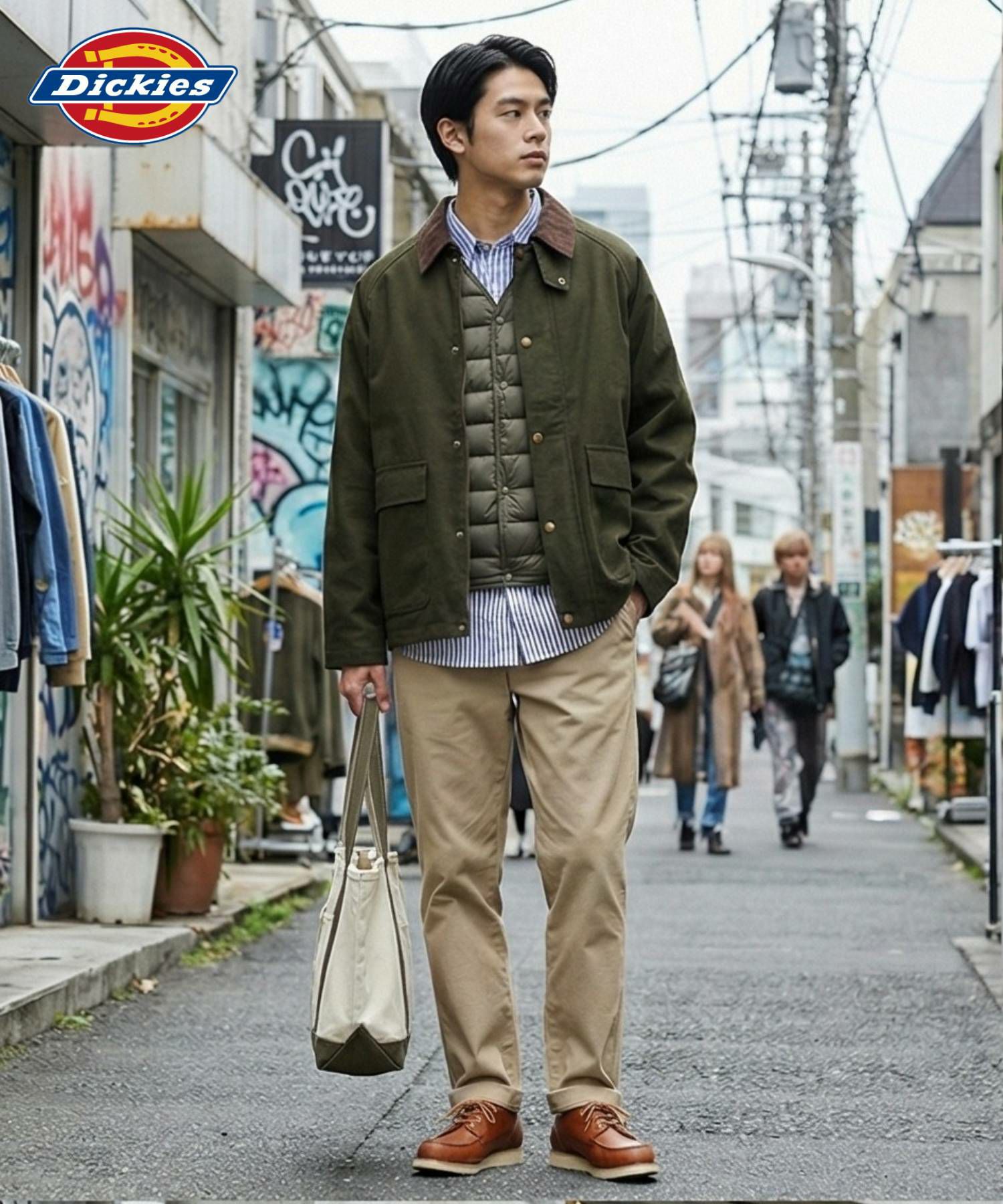 Dickies/ディッキーズ 襟コーデュロイ ダックキャンバス ワークジャケット商品画像-11