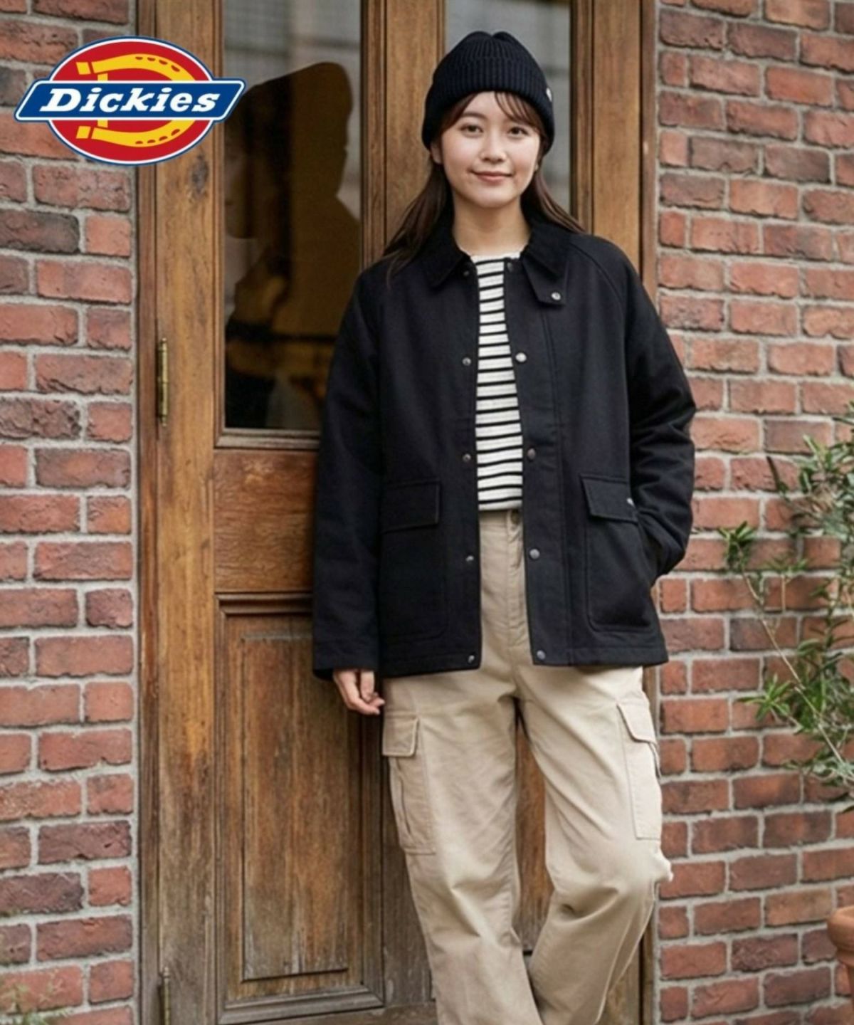 Dickies 襟コールキャンバスジャケット メンズ