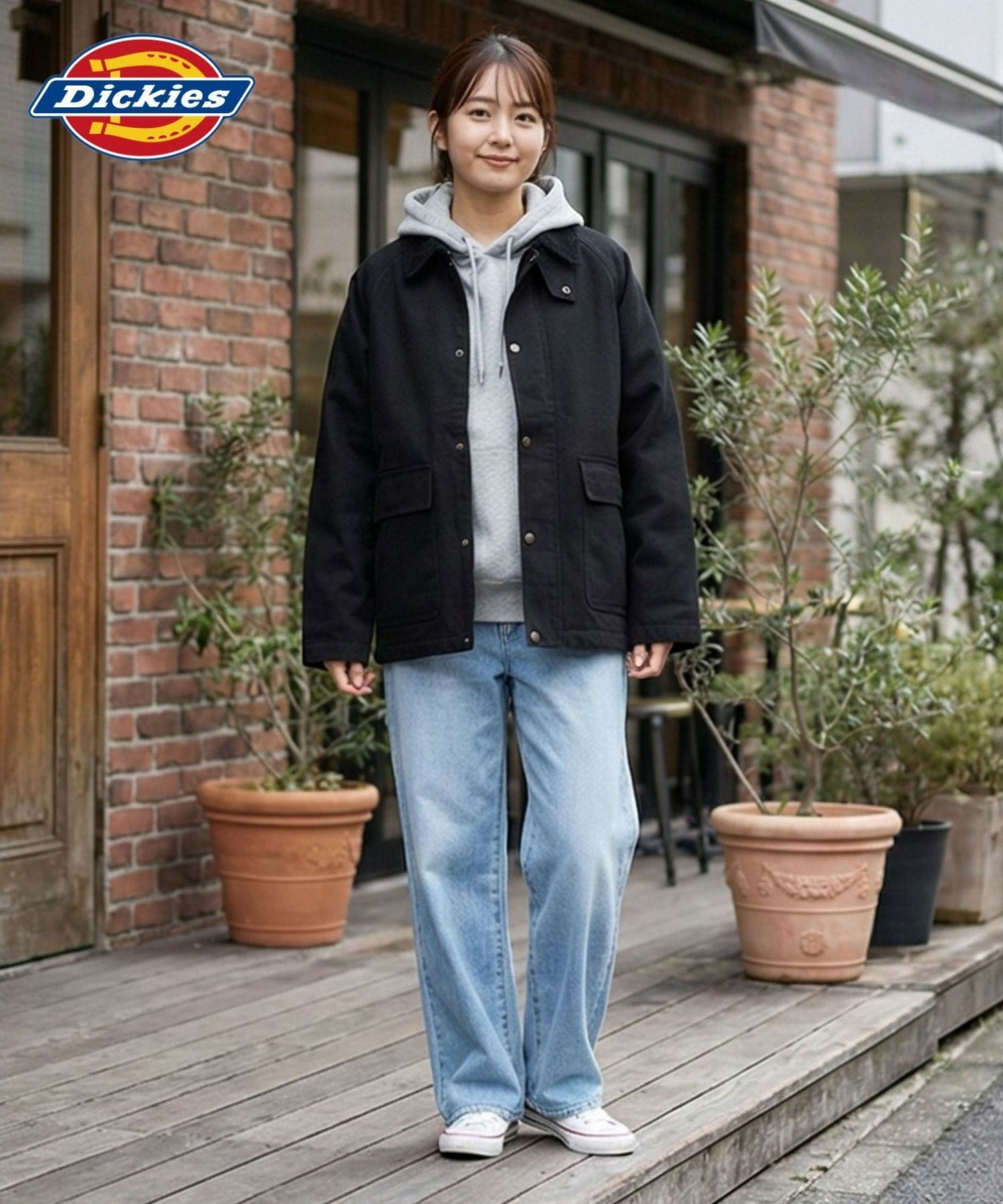 Dickies 襟コールキャンバスジャケット メンズ