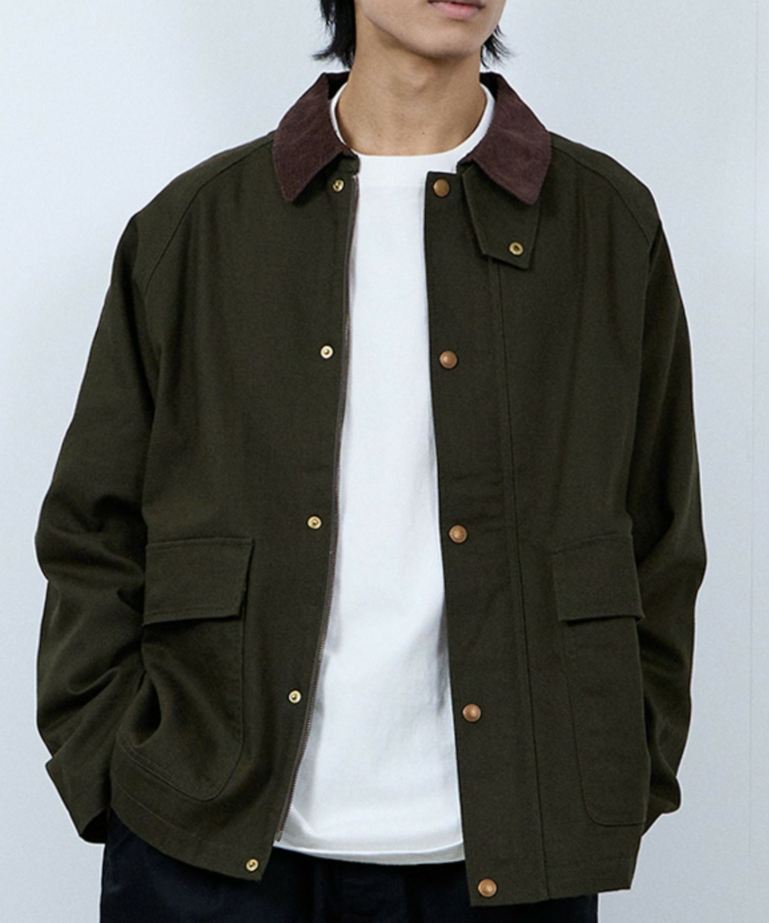 Dickies/ディッキーズ 襟コーデュロイ ダックキャンバス ワークジャケット商品画像-17