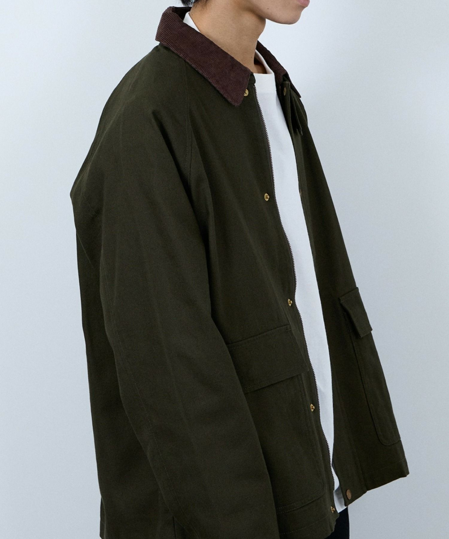 [値下げ]Dickies/ディッキーズ 襟コーデュロイ ダックキャンバス ワークジャケット商品画像-19