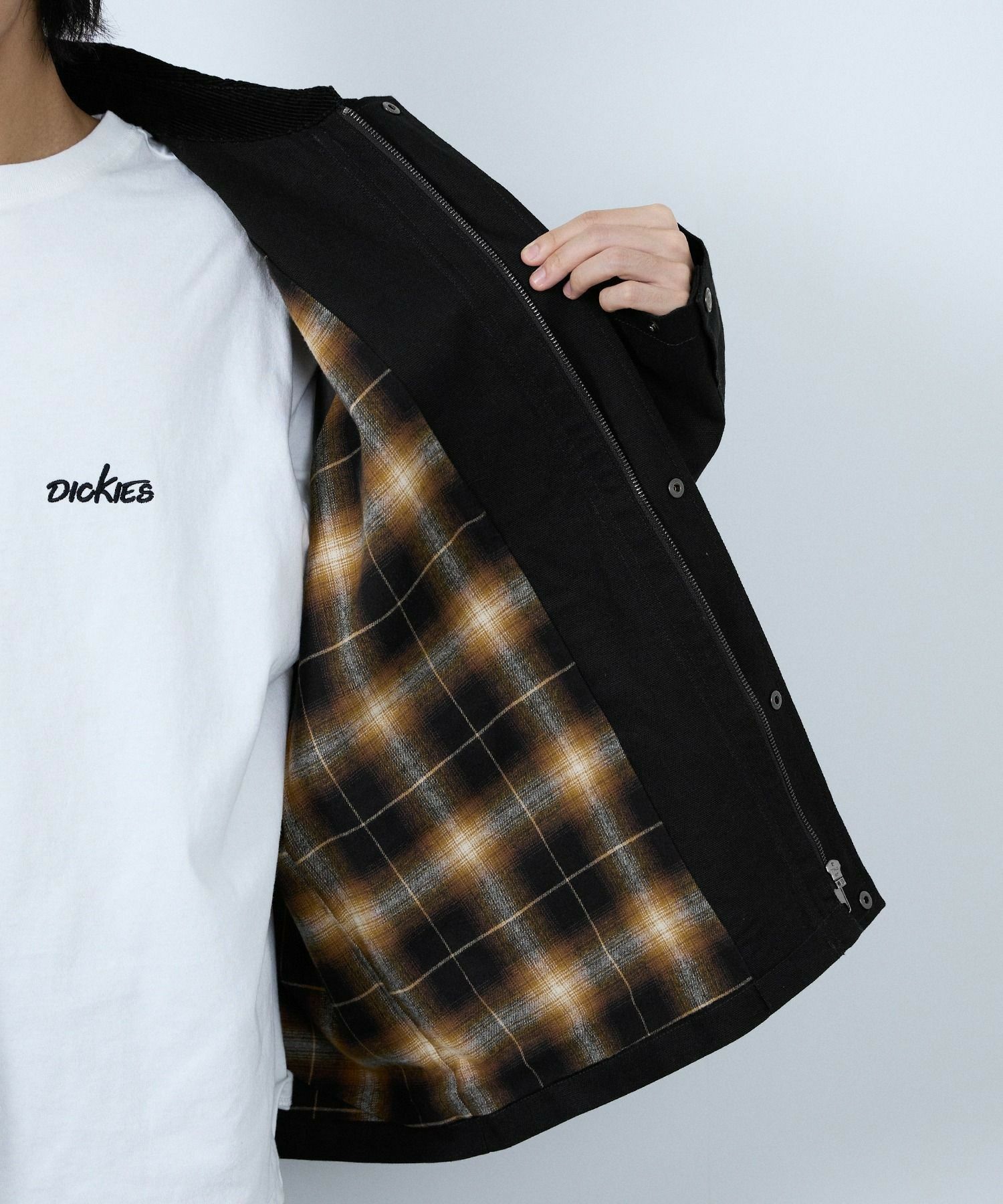 Dickies/ディッキーズ 襟コーデュロイ ダックキャンバス ワークジャケット商品画像-28