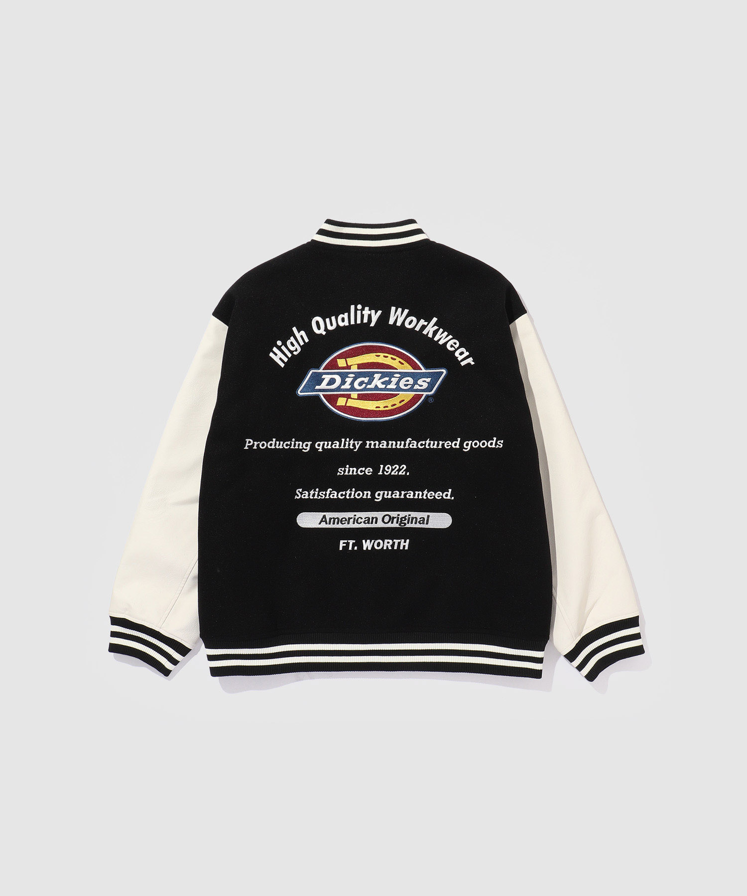 Dickies/ディッキーズ ロゴ刺繍 合成皮革切替 スタジアムジャンパー商品画像-23