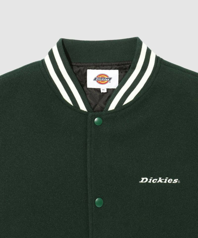 Dickies/ディッキーズ ロゴ刺繍 合成皮革切替 スタジアムジャンパー商品画像-31