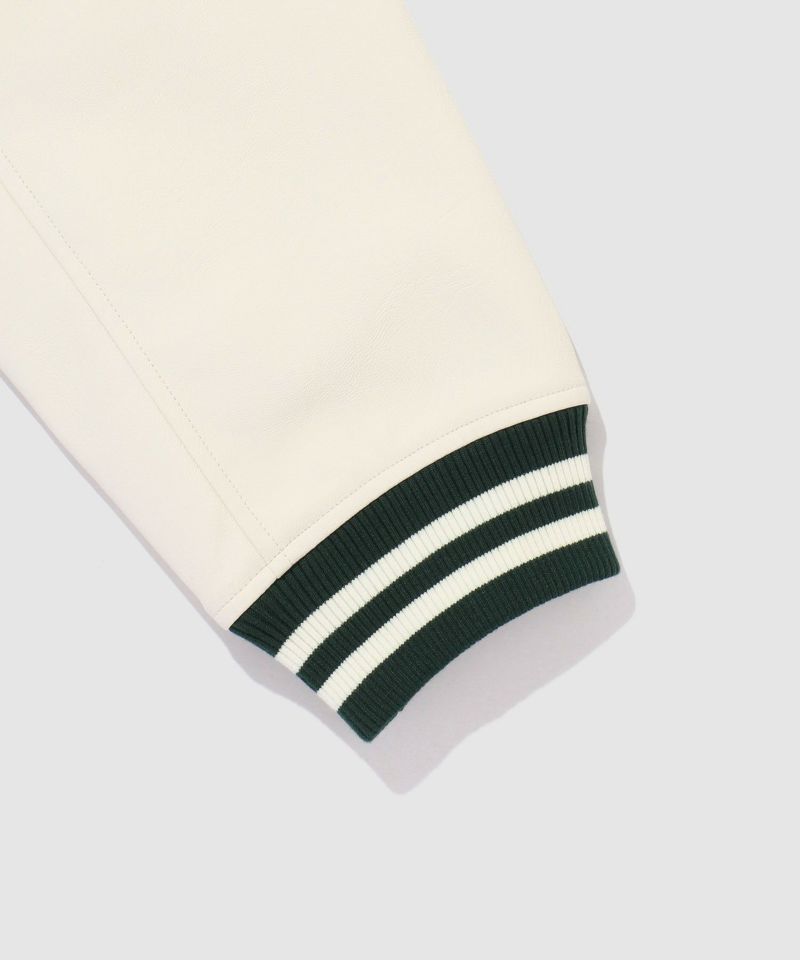 Dickies/ディッキーズ ロゴ刺繍 合成皮革切替 スタジアムジャンパー商品画像-32