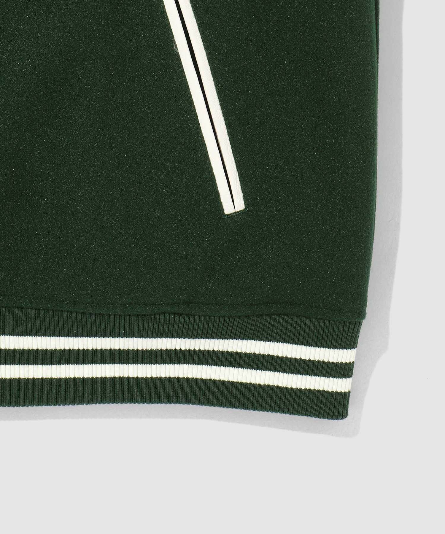 Dickies/ディッキーズ ロゴ刺繍 合成皮革切替 スタジアムジャンパー商品画像-33