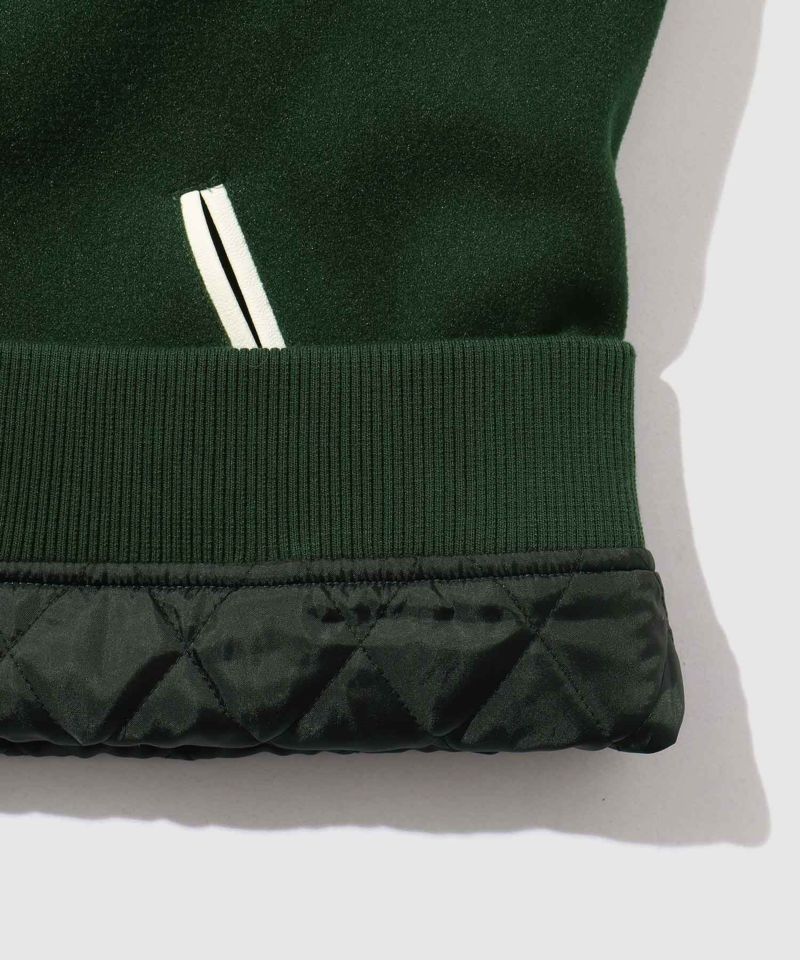 Dickies/ディッキーズ ロゴ刺繍 合成皮革切替 スタジアムジャンパー商品画像-34