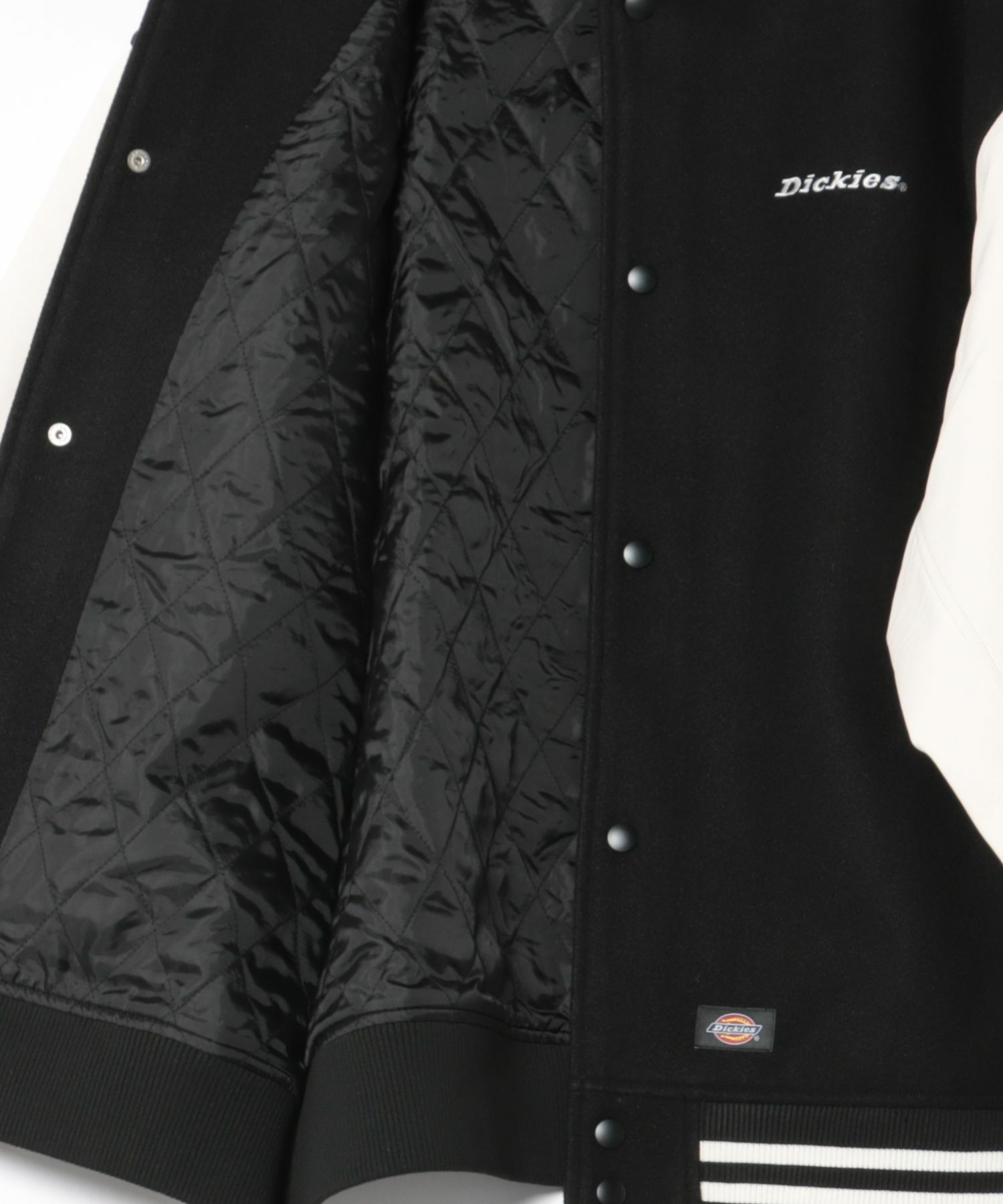 Dickies/ディッキーズ ロゴ刺繍 合成皮革切替 スタジアムジャンパー商品画像-36