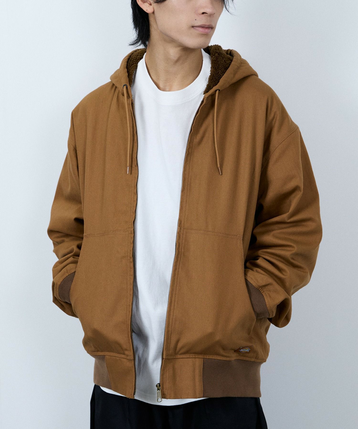 Dickies 裏ボアジップパーカージャケット メンズ