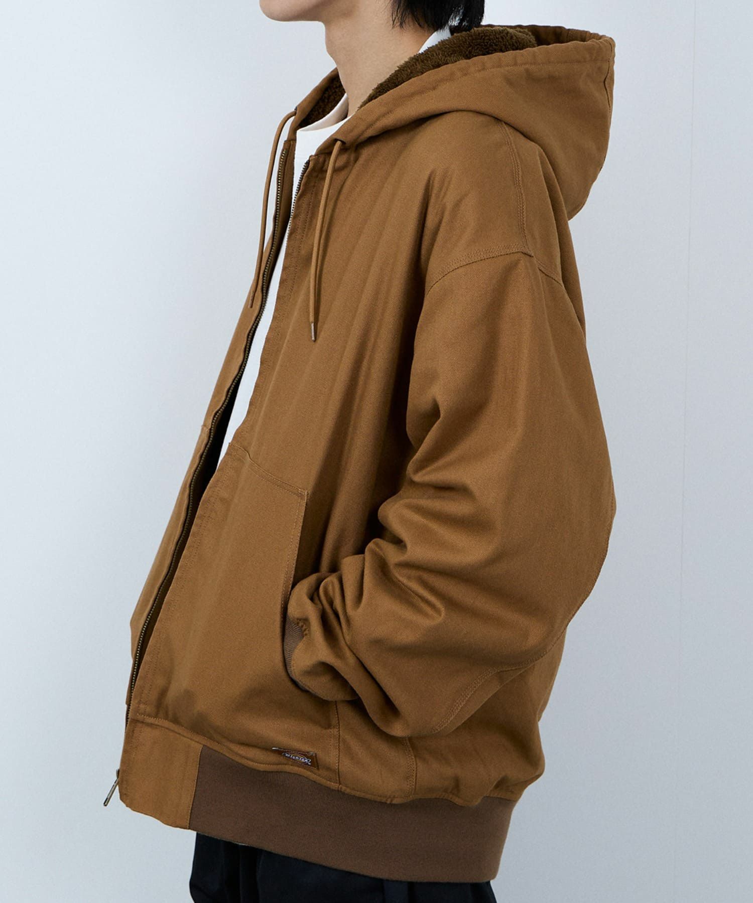 Dickies 裏ボアジップパーカージャケット メンズ