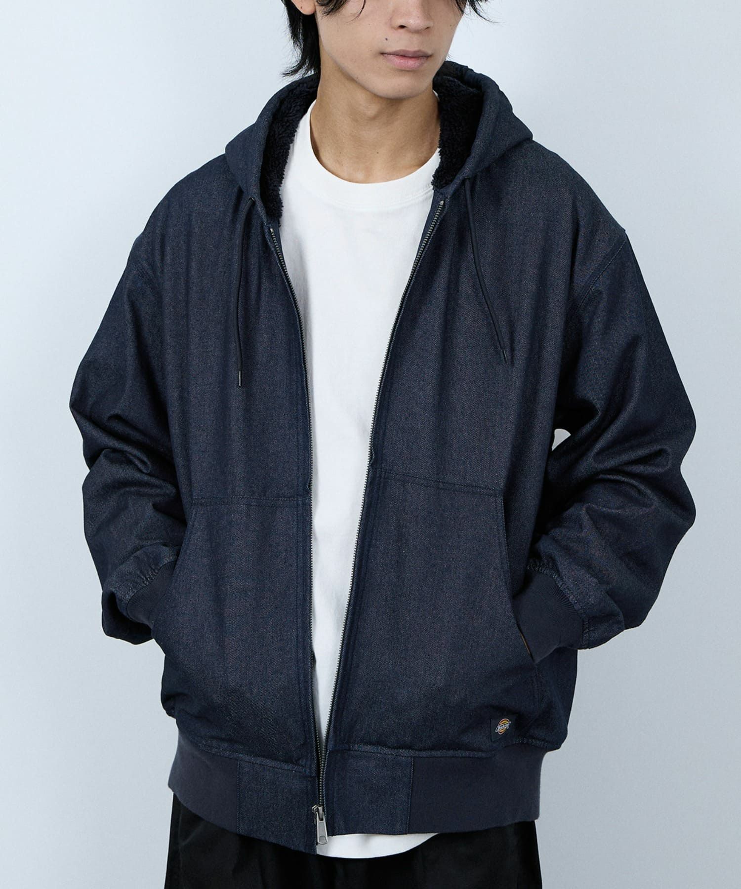 Dickies 裏ボアジップパーカージャケット メンズ商品画像-9