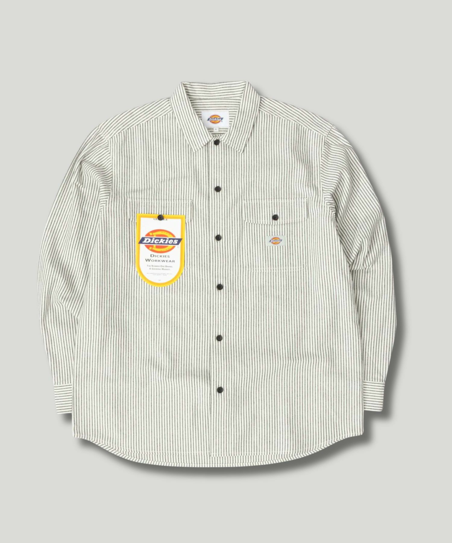 Dickies ストライプワークシャツ メンズ