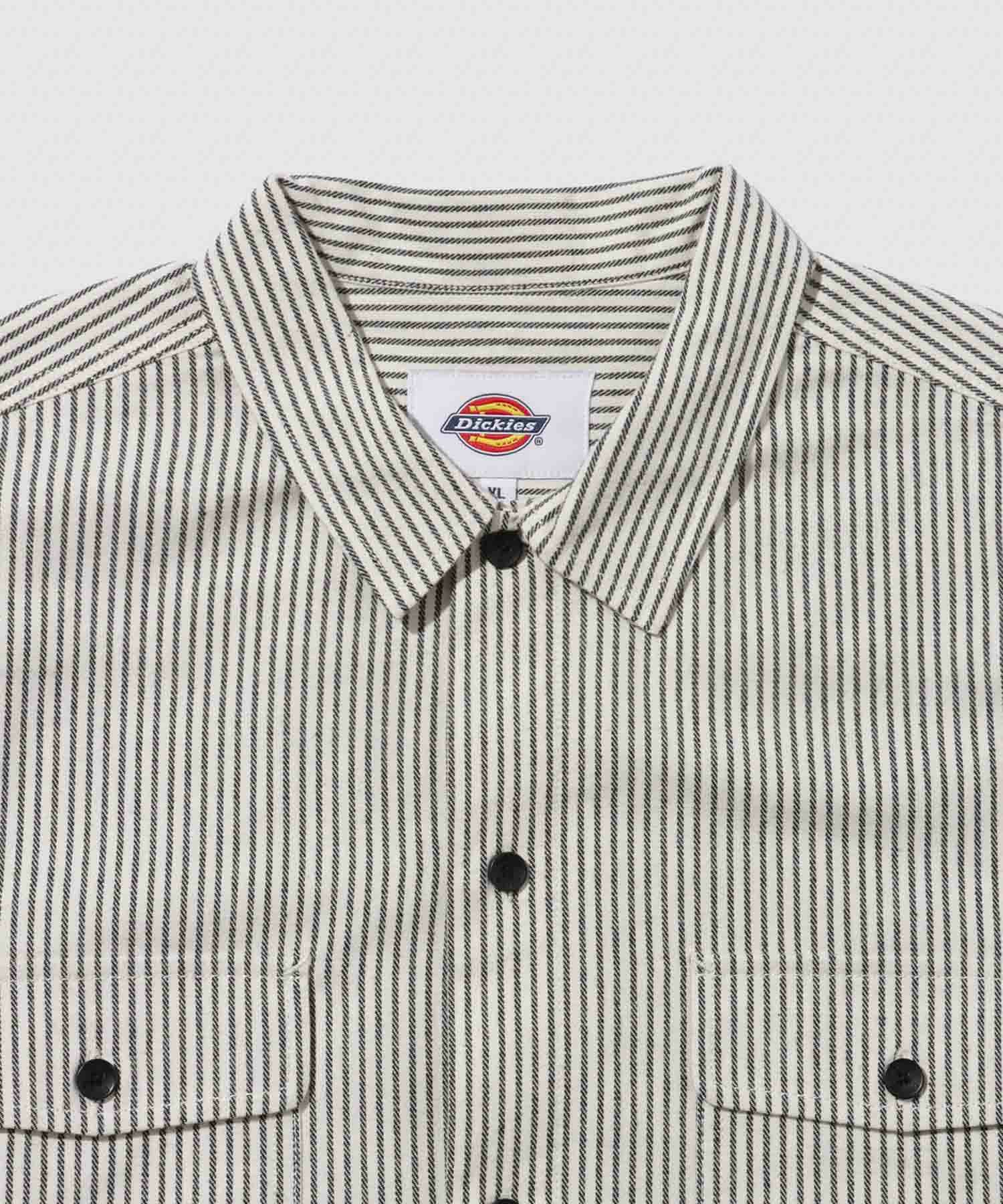 Dickies ストライプワークシャツ メンズ