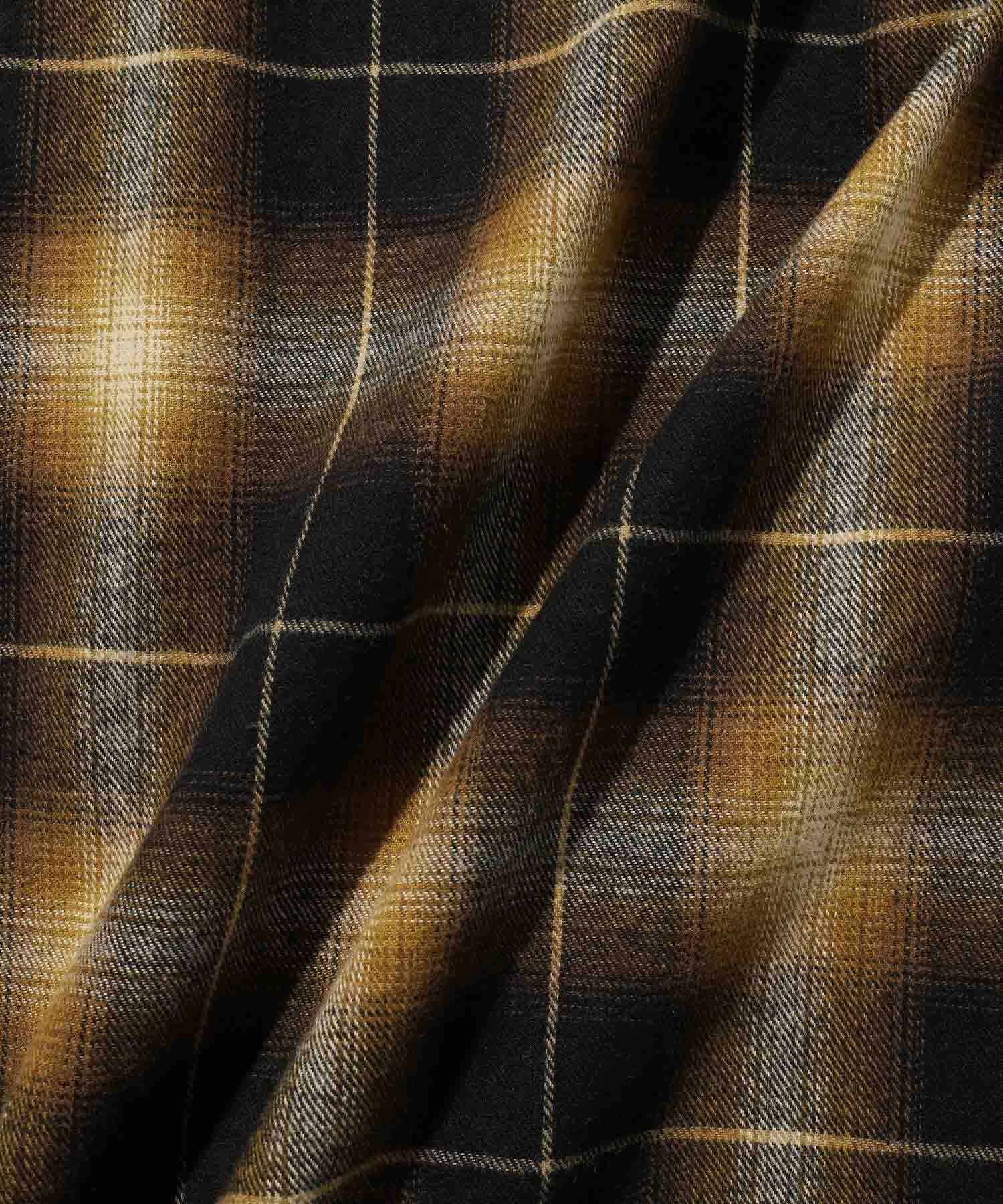 [値下げ]【別注】Dickies 100% Cotton Plaid Work Shirt Long Sleeve Unisex 綿100%チェック柄ワークシャツ ユニセックス メンズ商品画像-33