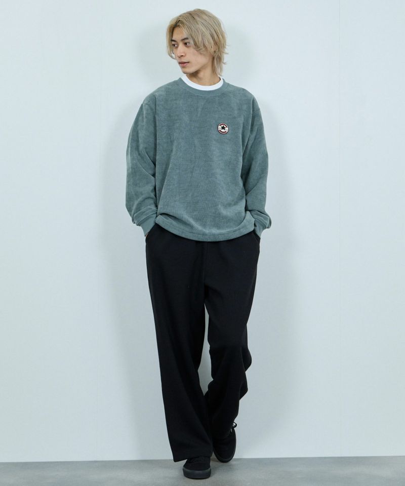 CONVERSE  リブ裏ボアトレーナー メンズ商品画像-6