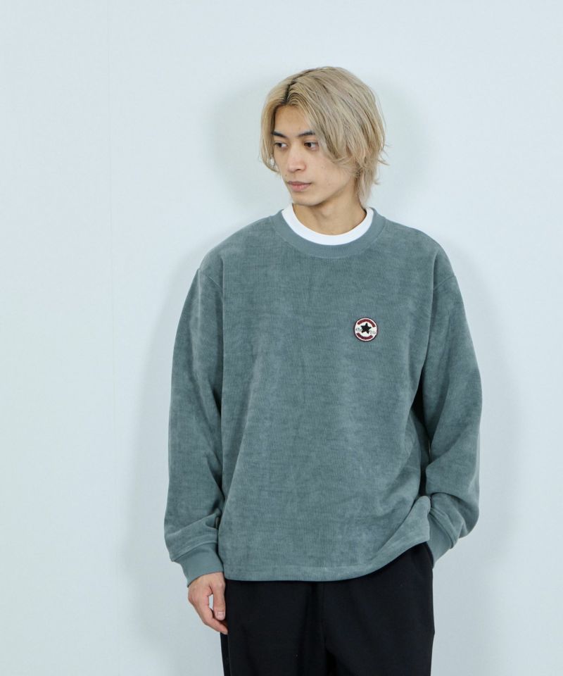 CONVERSE  リブ裏ボアトレーナー メンズ商品画像-7