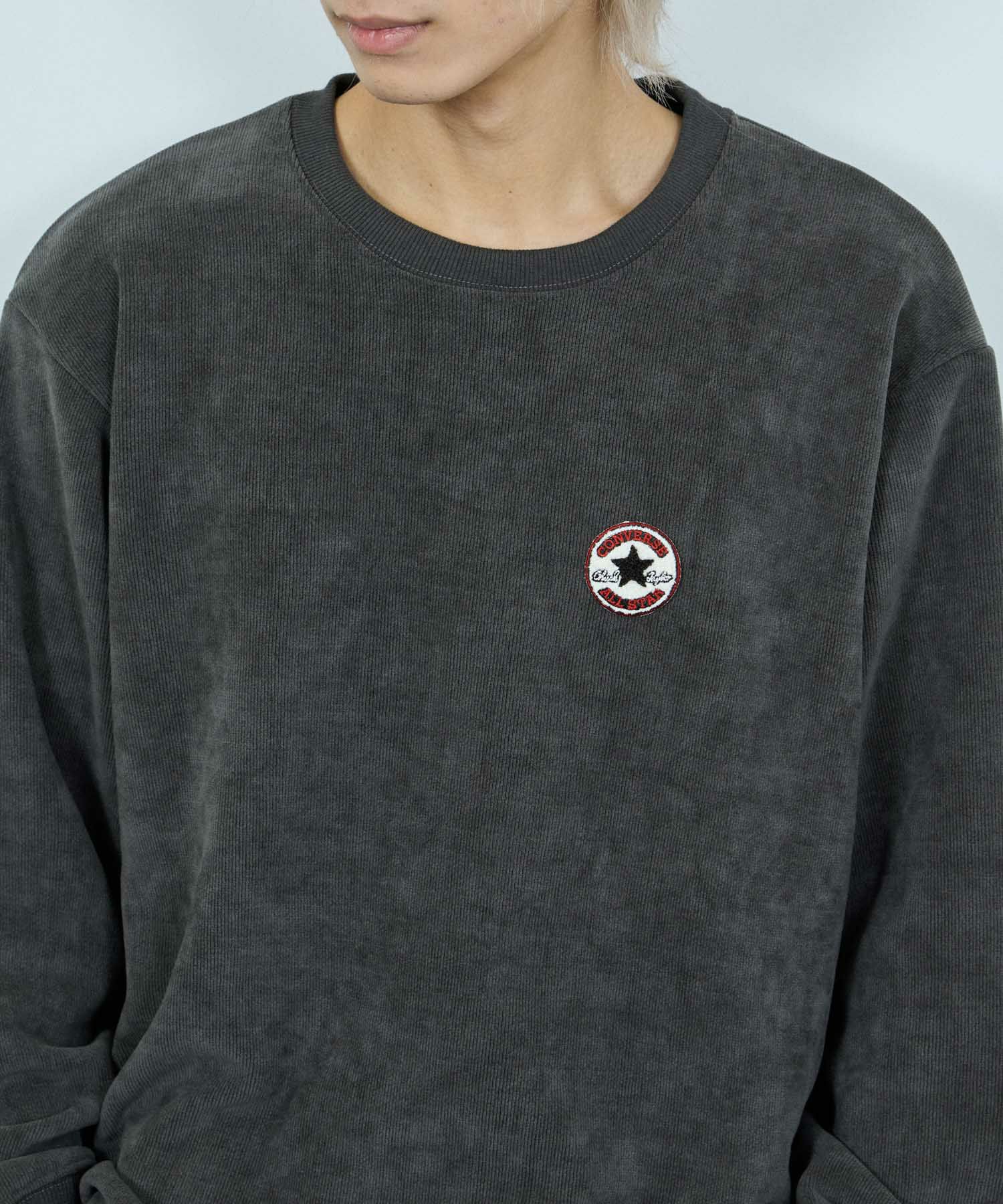 CONVERSE  リブ裏ボアトレーナー メンズ商品画像-10