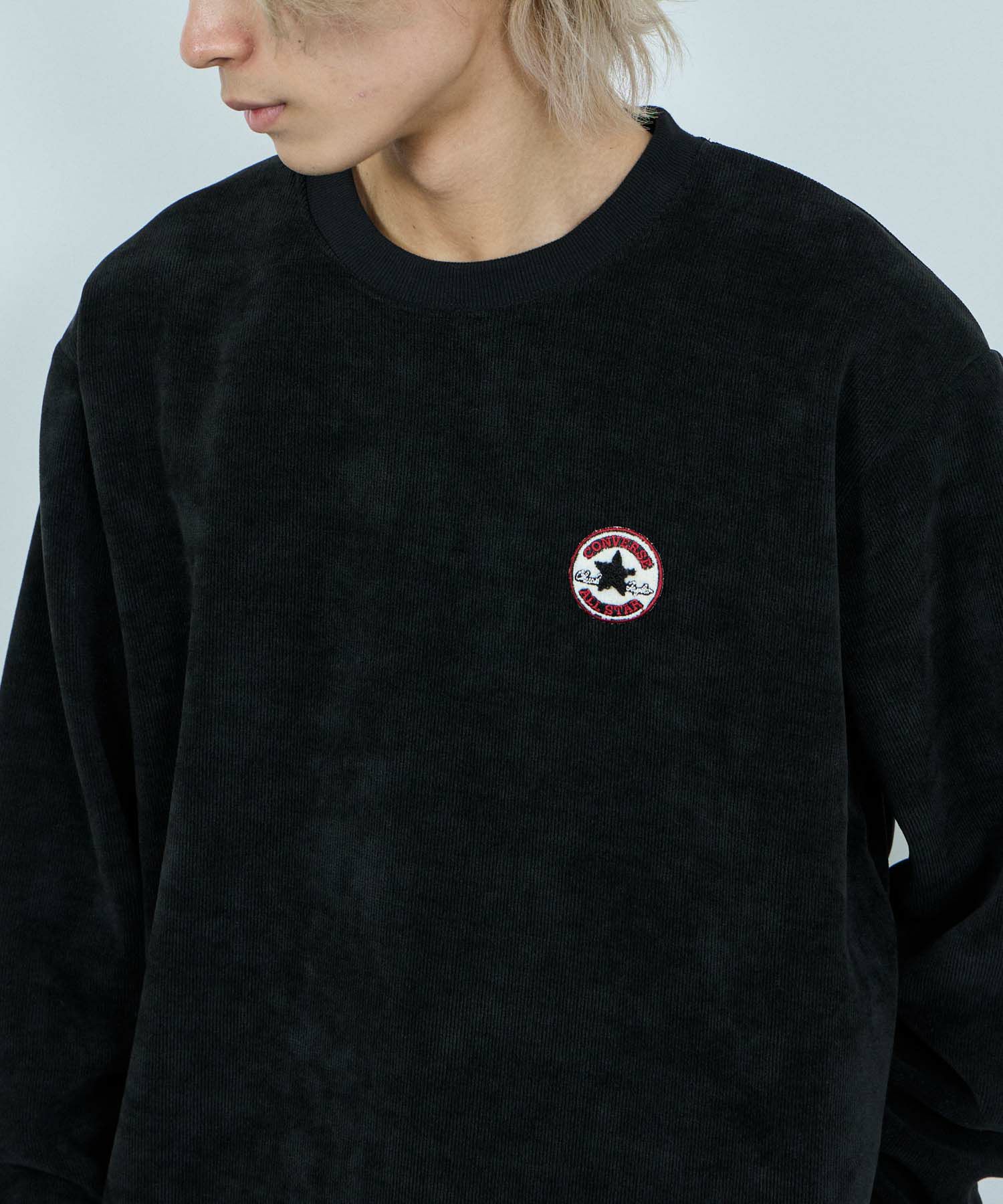 CONVERSE  リブ裏ボアトレーナー メンズ商品画像-12