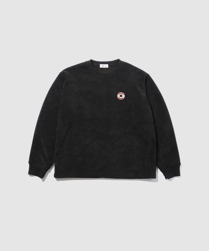 ホーナー CONVERSE リブ裏ボアトレーナー メンズ